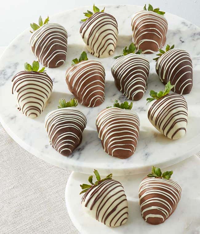 One dozen chocolate covered strawberries for delivery