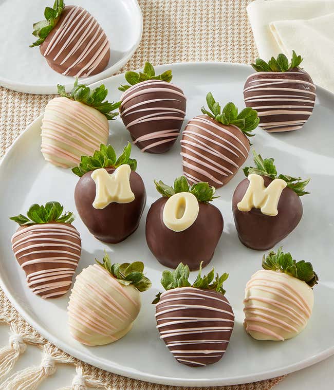 Chocolate covered strawberries for Mom 