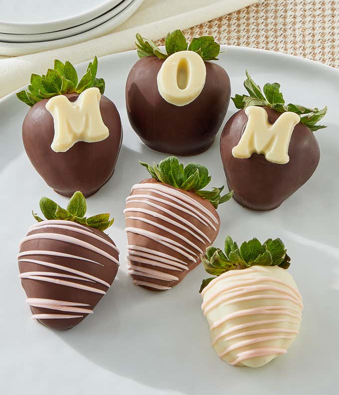 Chocolate covered strawberries for Mom 